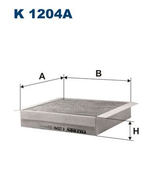 FILTRON POLEN FILTRESI SMART FORTWO Coupe 450 04 07 KARBONLU Q0001110V003000000 OEM: Q0001110V003000000 - FILTRON K1204A kodlu oto yedek parça görseli