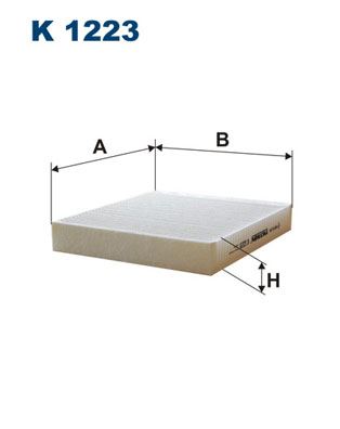 FILTRON POLEN FİLTRESİ ASTRA J 1.4-1.6-1.6T-1.3-1.7-2.0CDTI-INSIGNIA 1.6-1.8-2.0CDTI-MERIVA B1.3-1.7- ZAFIRA 1808524-13271190-52425938 OEM: 1808524-13271190-52425938 - FILTRON K1223 kodlu oto yedek parça görseli