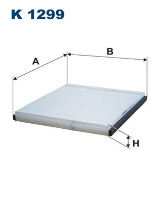 FILTRON KABİN FİLTRESİ SUZUKI JİMNY 1.3 16V 82HP 02/01- 9586081A10 OEM: 9586081A10 - FILTRON K1299 kodlu oto yedek parça görseli