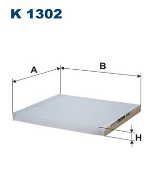 FILTRON POLEN FİLTRESİ NISSAN MICRA 1.2 10 272771HE0E OEM: 272771HE0E - FILTRON K1302 kodlu oto yedek parça görseli