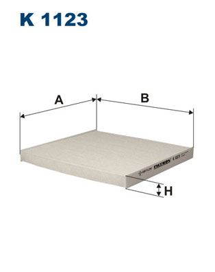 FILTRON POLEN FİLTRESİ COROLLA 1.4D-1.4VVTİ-1.6VVTİ-2.0D 02 AVENSIS 1.6-1.8-2.0-2.0D 03 K1123 OEM: 8856802030 - FILTRON K8007 kodlu oto yedek parça görseli