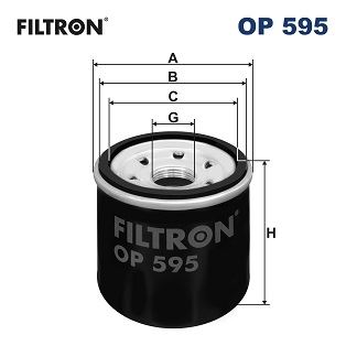 FILTRON YAĞ FİLTRESİ MGN III-FLUENCE-CLIO III-IV-LGN III-TALISMAN-LATITUDE 2.0 16V MICRA 11 7701053054 152009645R-152085758R-1520865F0A OEM: 152009645R-152085758R-1520865F0A - FILTRON OP595 kodlu oto yedek parça görseli