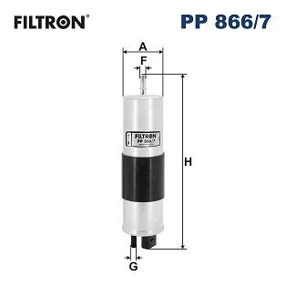 FILTRON MAZOT FİLTRESİ VOLVO S90 16 V90 16 V60 18 XC60 17 XC90 15 OEM: 31355461-32312226-31669471 - FILTRON PP866.7 kodlu oto yedek parça görseli