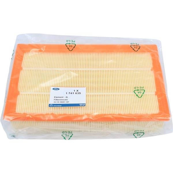 FORD- HAVA FILTRESI TRANSIT V184 00 06 TRANSIT V347 V348 2.4TDCI 06 14 TRANSIT V363 14 NAVARA NP300 2.5 3.0 DCI 05 11 PATHFINDER 2.5-3.0 DCI 05 11 1C159601A1F-T209921-YC159601B1B OEM: 1C159601A1F-T209921-YC159601B1B - FORD 1C159601A1FN kodlu oto yedek parça görseli