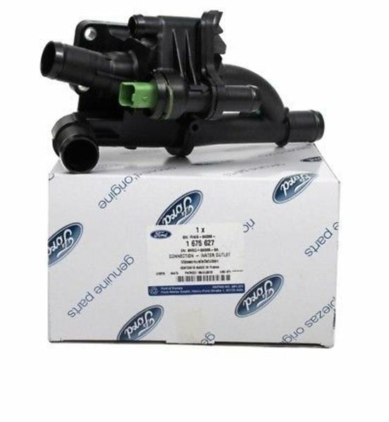 FORD- TERMOSTAT YUVASI KOMPLE PEUGEOT 206-207-307-308-407-1007-3008-5008-PARTNER TEPE-C2-C3-C4-C5 II FOCUS III 11> 1.6 TDCI COURIER 14> 1.5-1.6 TDCI FIESTA 08>17 1.5 TDCI B-MAX 14> OEM: 1336.AF-9M5Q8A586BA-1675627 - FORD 9M5Q8A586DA kodlu oto yedek parça görseli