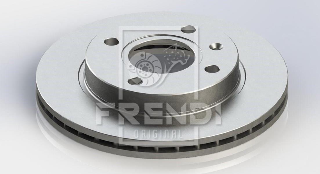 FRENDI ÖN FREN AYNASI ESCORT VI-VII-FIESTA III-IV FORD KA 96 MAZDA 121 96 ORION III 239.5x20x4DLxHAVALI OEM: YS6J1125CC-5028281-1019604-1107768 - FRENDI 13055 kodlu oto yedek parça görseli