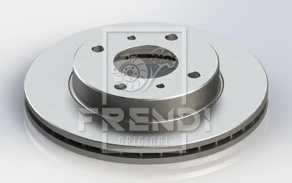 FRENDI ÖN FREN AYNASI NISSAN ALMERA II 00 PRIMERA 90 96 257x22x4 DELİK 4020693J01-4020671E02-40206710 OEM: 4020693J01-4020671E02-40206710 - FRENDI 26067 kodlu oto yedek parça görseli