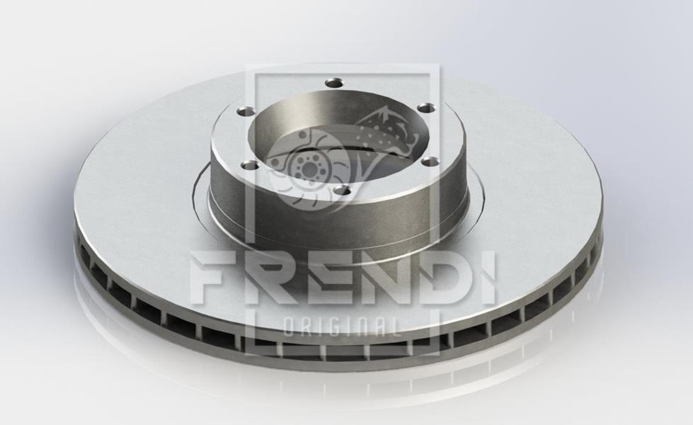 FRENDI ÖN FREN AYNASI RENAULT MASTER II 98 06 OPEL MOVANO A 98 06 280x24 HAVALI 6 DELİK OEM: 7700302128-4500098 - FRENDI 30123 kodlu oto yedek parça görseli