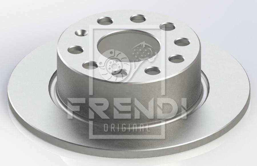 FRENDI FREN DİSKİ ARKA SKODA OCTAVIA III 12 20 253x10x61.4 OEM: 5Q0615601C - FRENDI 31799 kodlu oto yedek parça görseli