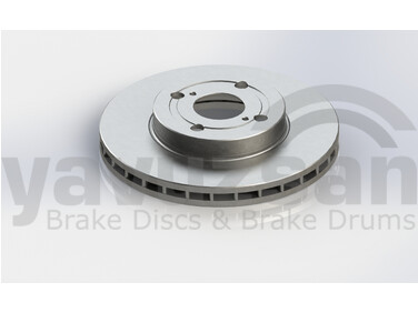 FRENDI ÖN FREN AYNASI COROLLA 1.4 1.6 1.8 VVT-i 02- 255x25x4DL HAVALI OEM: 4351202070-4351213030 - FRENDI 34205 kodlu oto yedek parça görseli