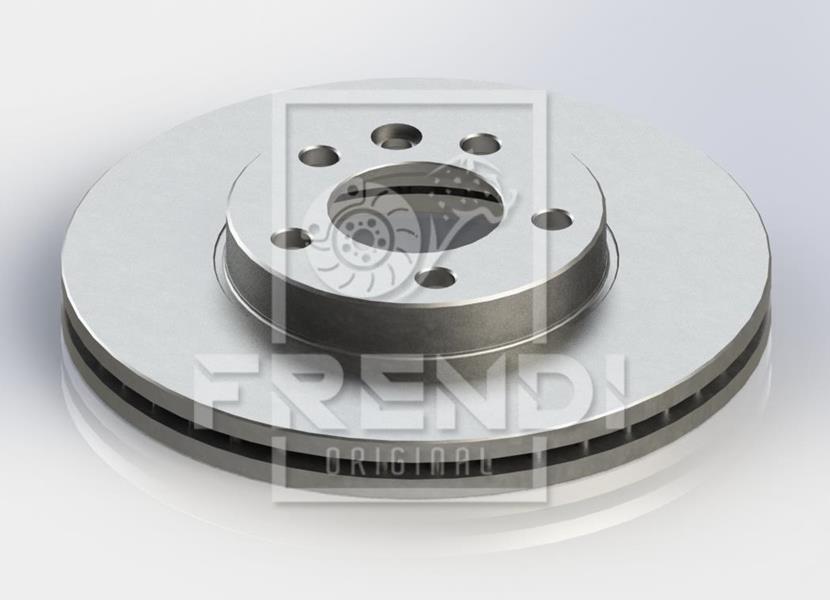 FRENDI ÖN FREN AYNASI TRANSPORTER T5-MULTIVAN 03 TOUAREG 02 CRAFTER 06 308x29.5x5DL HAVALI OEM: 7H0615301D - FRENDI 36177 kodlu oto yedek parça görseli