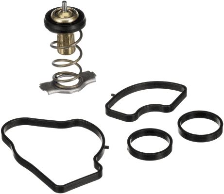 GATES TERMOSTAT 88 C FIAT DOBLO 16 EGEA 16 500 15 JEEP RENEGADE 15 GIULIETTA 15 1.6D 2.0D MTJ 1.6D 2.0D MTJ 55254237-55275654-K68275168AA OEM: 55254237-55275654-K68275168AA - GATES 7412-10779 kodlu oto yedek parça görseli