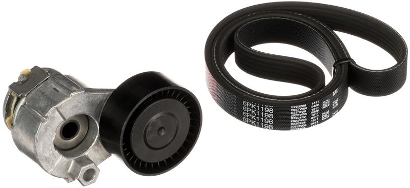 GATES ALTERNATÖR GERGİ KİTİ KUTUKLU CLIO II 01 06 FLUENCE 10 LAGUNA III 07 15MEGANE II 02 08MEGANE III 08 JUKE F15 10 DUSTER 10 SANDERO II 12 DOKKER 12 1.4 K4J 1.5 DCI K9K 1.6 K4M K026PK1203 7701476476-117203694R-1172000QA2 OEM: 7701476476-117203694R-1172000QA2 - GATES K016PK1198 kodlu oto yedek parça görseli