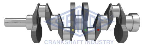 GENMOT KRANK MİLİ HYUNDAI H100. STAREX 2.5L D4BH TC TCI 04-12 / GALLOPER 99-03 / KIA BONGO. K2500 TCI 03- / MITSUBISHI L200 2.5L 4D56 K64T K74T 96-07 / L300 2.5L 4D56 P15V 86-06 DÖVME ÇELİK OEM: 2311142010-2311142011 - GENMOT 1295-1 kodlu oto yedek parça görseli