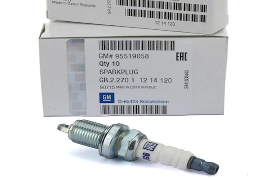 GM BUJI TEK TIRNAK Z12EP Z14XEP Z16XEP CORSA C CORSA D ASTRA G ASTRA H MERIVA A VECTRA C 1214031-1214120-95519058 OEM: 1214031-1214120-95519058 - GM 95519058 kodlu oto yedek parça görseli