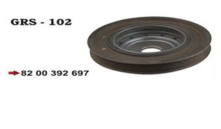 GROSSE KRANK KASNAĞI CLIO II 98 CLIO III 05 KANGOO 01 MEGANE II 02 SCENIC II 03 LOGAN 06 1.4 1.5dCi 1.6 5PK 8200051194-8200185800-8200392697 OEM: 8200051194-8200185800-8200392697 - GROSSE 102 kodlu oto yedek parça görseli