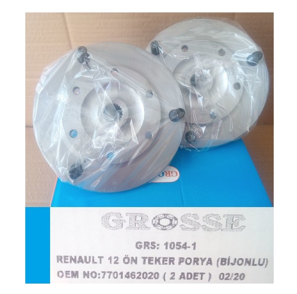 GROSSE ÖN TEKER PORYASI - BİJONLU - R.12 - TOROS 7700544733 OEM: 7700544733 - GROSSE 1054-1 kodlu oto yedek parça görseli