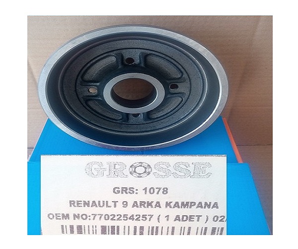 GROSSE ARKA FREN KAMPANASI R9-R11 6002254257-7702254257-7700419824 OEM: 6002254257-7702254257-7700419824 - GROSSE 1078 kodlu oto yedek parça görseli