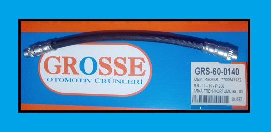 GROSSE ARKA FREN HORTUMU R9-R11-R19 OEM: 7702255860 - GROSSE 60-0140 kodlu oto yedek parça görseli