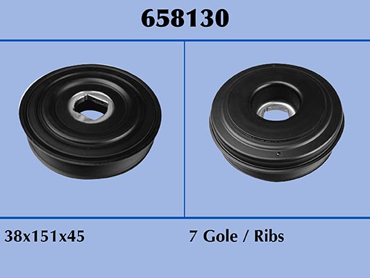 GROSSE KRANK KASNAĞI RENAULT MASTER III 10 MOVANO B 10 2.3 DCİ M9T 7 KANAL 8200805671-93168039-4420381 OEM: 8200805671-93168039-4420381 - GROSSE 671 kodlu oto yedek parça görseli