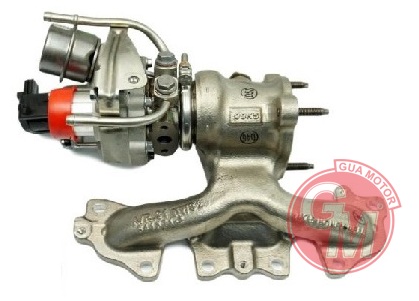 GUA TURBO ŞARJ RENAULT MEGANE IV KADJAR CLİO IV 1.2 16VALF HF4 MOTOR MANİFOLDLU 144100054R-144100054RA-144105784R OEM: 144100054R-144100054RA-144105784R - GUA 41223 kodlu oto yedek parça görseli