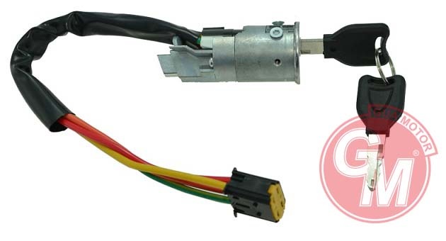 GUA KİLİTLİ KONTAK ANAHTARI RENAULT CLİO I / II KANGOO DACIA LOGAN OEM: 7701471220-7701471098-7701469419 - GUA 41523 kodlu oto yedek parça görseli