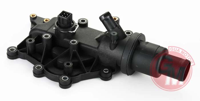 GUA TERMOSTAT KOMPLE RENAULT MEGANE II-III-FLUENCE-LAGUNA II-III-CLIO III 1.6-1.4 16V- 89C 2 FİŞ MÜŞ ÜRLÜ 8200700092-8200561434-8200158269 OEM: 8200700092-8200561434-8200158269 - GUA 41812 kodlu oto yedek parça görseli