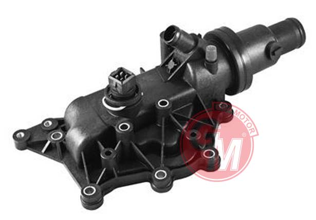 GUA TERMOSTAT KOMPLE MEGANE II - MEGANE III CLIO III - FLUENCE - LAGUNA 1.6 16V 4 FİŞLİ BORUSUZ OEM: 8200023915-8200561426-8200561434 - GUA 42278 kodlu oto yedek parça görseli