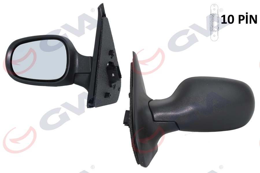 GVA DIŞ DİKİZ AYNASI SOL SYMBOL 00 ELEKTRİKLİ ASFERİK 3 FİŞ VM-136EHAL OEM: 7700435863 - GVA 1014131 kodlu oto yedek parça görseli