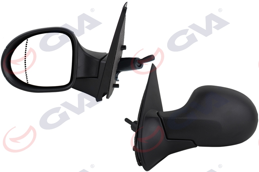 GVA DIŞ DİKİZ AYNASI SOL SYMBOL THALIA 08 MEKANİK ASFERİK VM-6124-AL OEM: 7701070379 - GVA 1014173 kodlu oto yedek parça görseli