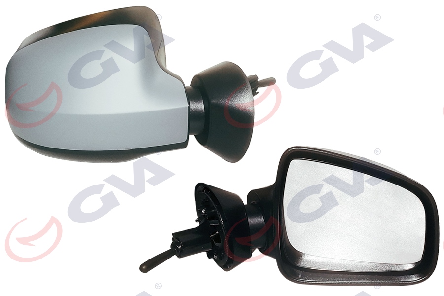GVA DIŞ DİKİZ AYNASI SAĞ LOGAN SW-MCV 08 MEKANİK ASTARLI KONVEKS VM-6801PR 6001549677-963015207R-963015810R OEM: 6001549677-963015207R-963015810R - GVA 1019142 kodlu oto yedek parça görseli