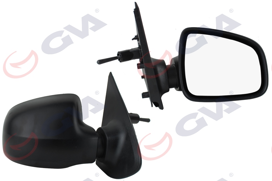 GVA DIŞ DİKİZ AYNASI SAĞ SANDERO STEPWAY 12 MEKANİK SİYAH KAPAK KONVEKS VM-6804R 963018898R OEM: 963018898R - GVA 1019172 kodlu oto yedek parça görseli