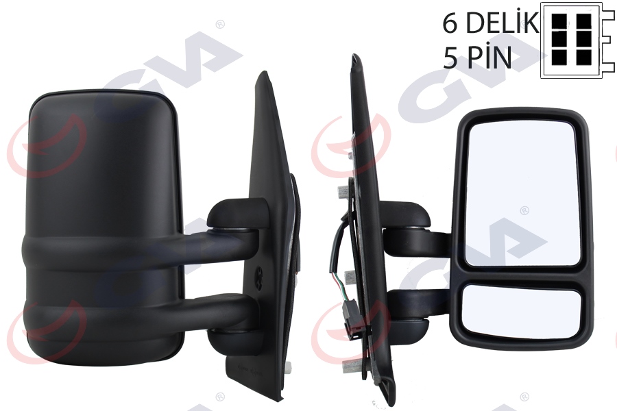 GVA DIŞ DİKİZ AYNASI SAĞ MASTER-MOVANO 95 ELEKTRİKLİ ISITMALI KONVEKS 7700353143 OEM: 7700353143 - GVA 1019224 kodlu oto yedek parça görseli