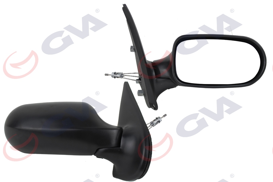 GVA DIŞ DİKİZ AYNASI SAĞ PALIO 03 ALBEA 05 MEKANİK ALÜMİNYUM AYAKLI KONVEKS OEM: 735327432-735421073 - GVA 1021118 kodlu oto yedek parça görseli