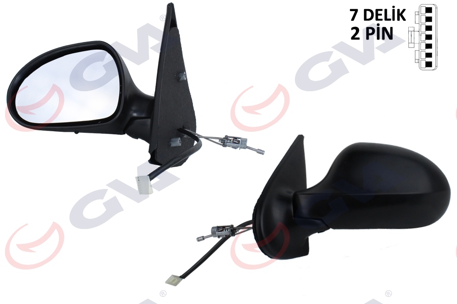 GVA DIŞ DİKİZ AYNASI SOL ALBEA 06 MEKANİK KONVEKS OEM: 735509097 - GVA 1021211 kodlu oto yedek parça görseli