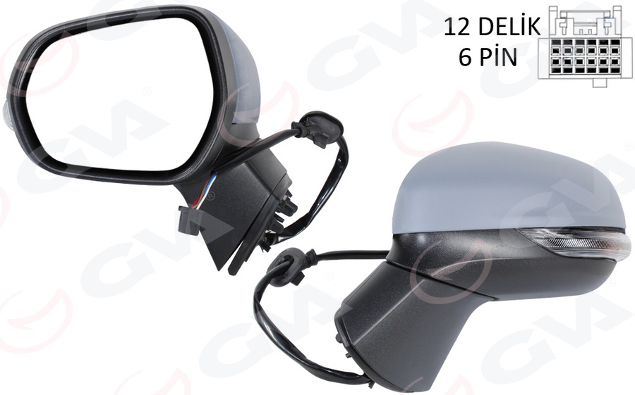 GVA DIŞ DİKİZ AYNASI SOL ELEKTRİKLİ ISITMALI ASTARLI CONVEX PUMA 19- OEM: L1TB-17E715-AA-L1TB-17K747-AA5FN5-L - GVA 1034003 kodlu oto yedek parça görseli