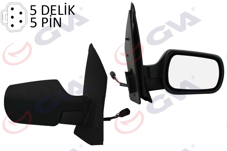 GVA DIŞ DİKİZ AYNASI SAĞ FIESTA 02 ELEKTRİKLİ ISITMALI KONVEKS 5 FİŞ VM-312EHR 2S61-17682-BP-1148204-1222825 OEM: 2S61-17682-BP-1148204-1222825 - GVA 1037130 kodlu oto yedek parça görseli