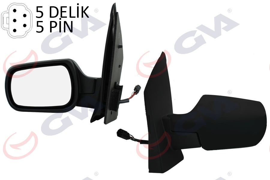 GVA DIŞ DİKİZ AYNASI SOL FIESTA 02 ELEKTRİKLİ ISITMALI KONVEKS 5 FİŞ VM-312EHL 2S61-17683-BP-1148205-1222828 OEM: 2S61-17683-BP-1148205-1222828 - GVA 1037131 kodlu oto yedek parça görseli