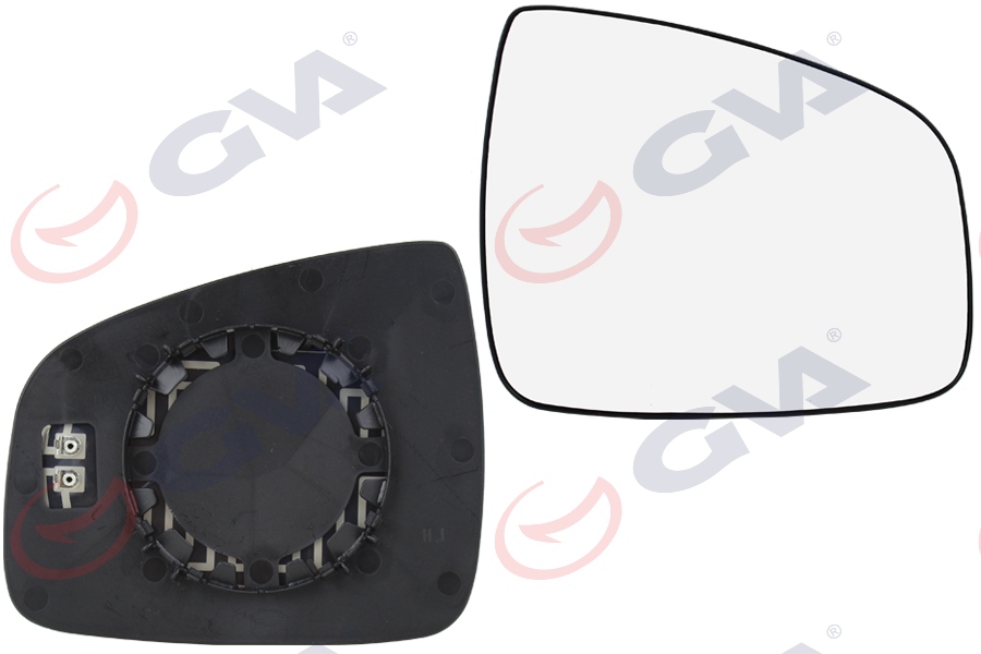 GVA AYNA CAMI SAĞ CLIO SYMBOL-LOGAN-SANDERO 13 ISITMALI KONVEKS VM-6129GHR  - GVA 1114063 kodlu oto yedek parça görseli