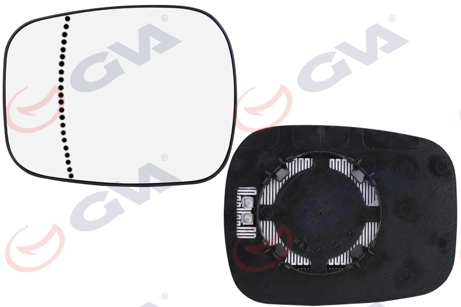 GVA AYNA CAMI SAĞ/SOL KANGOO 02-07 ISITMALI ASFERİK VM-132NAGH 7701048401 OEM: 7701048401 - GVA 1116002 kodlu oto yedek parça görseli