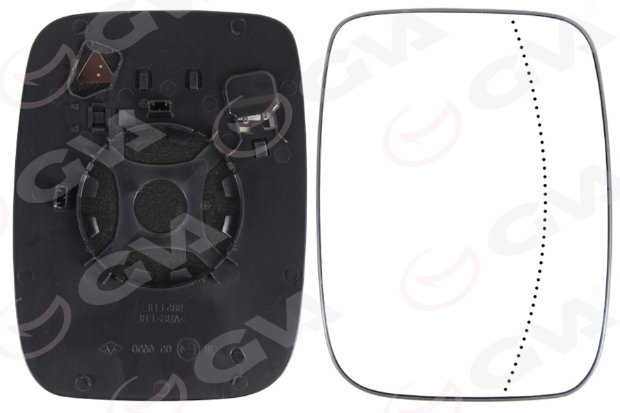 GVA AYNA CAMI SAĞ RENAULT TRAFIC 23- ISITMALI ASFERİK OEM: 963655971R - GVA 1119152 kodlu oto yedek parça görseli