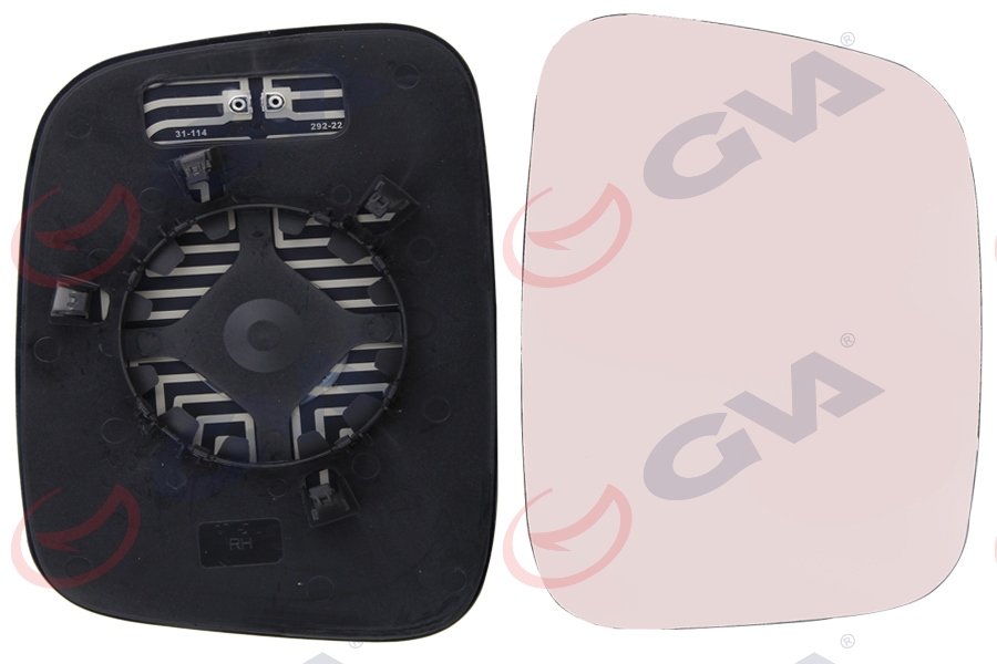 GVA AYNA CAMI SAĞ TRANSPORTER T5 04 ISITMALI KONVEKS VM-373GHR 7H1857522S-7H1857522R OEM: 7H1857522S-7H1857522R - GVA 1175005 kodlu oto yedek parça görseli