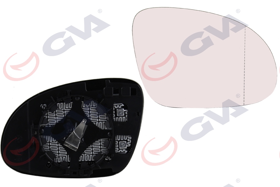 GVA AYNA CAMI SAĞ GOLF V-JETTA-PASSAT 04 ISITMALI ASFERİK VM-197AGHR 1K0857522-3C0857522-5M0857522F OEM: 1K0857522-3C0857522-5M0857522F - GVA 1175024 kodlu oto yedek parça görseli