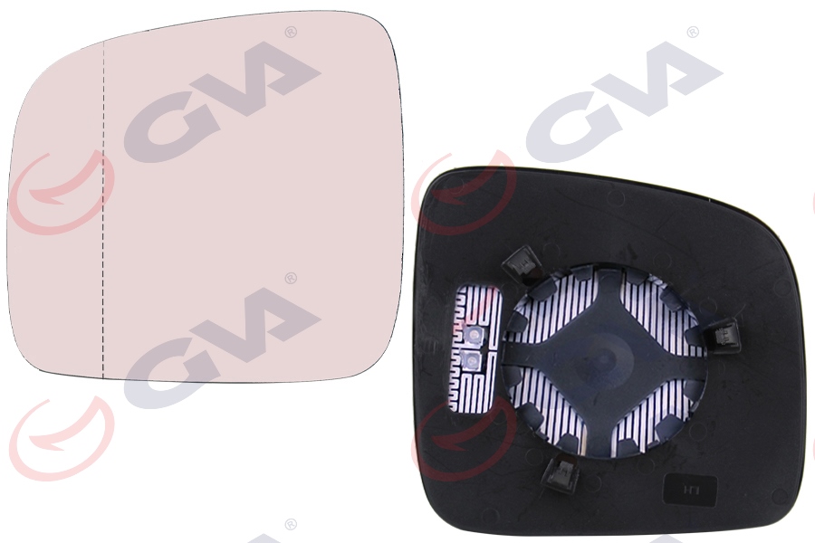 GVA AYNA CAMI SOL CADDY 04 ISITMALI ASFERİK VM-375AGHL 7H1857521A-7E1857521 OEM: 7H1857521A-7E1857521 - GVA 1175230 kodlu oto yedek parça görseli