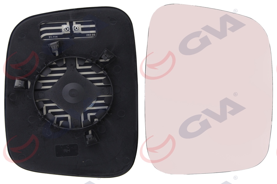 GVA AYNA CAMI SAĞ CADDY 04 ISITMALI KONVEKS VM-375GHR 2K1857508K-7H1857522C-7H1857528A OEM: 2K1857508K-7H1857522C-7H1857528A - GVA 1175231 kodlu oto yedek parça görseli