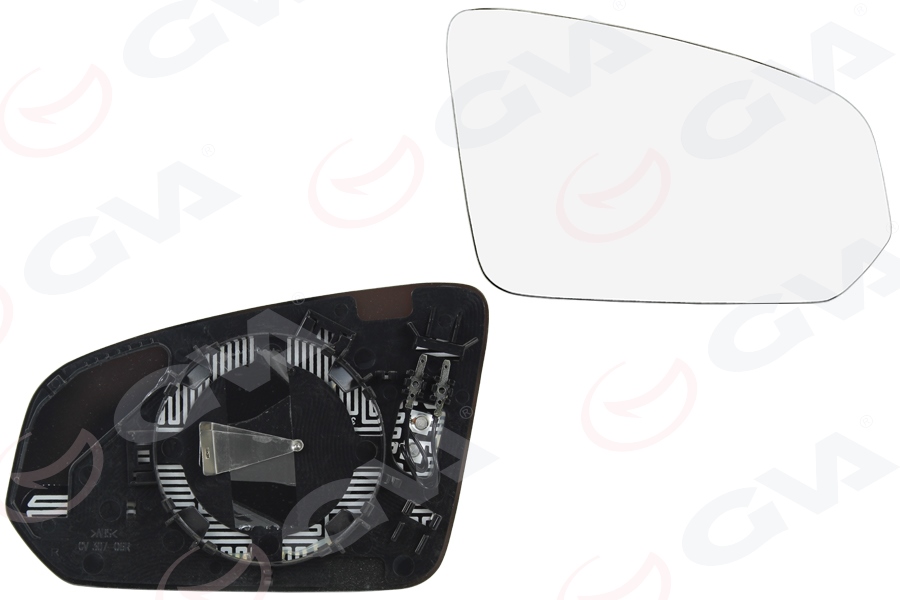 GVA AYNA CAMI ISITMALI CONVEX SAĞ VOLVO S60 II-III S90 V60 V90 19 OEM: 31402871 - GVA 1199406 kodlu oto yedek parça görseli