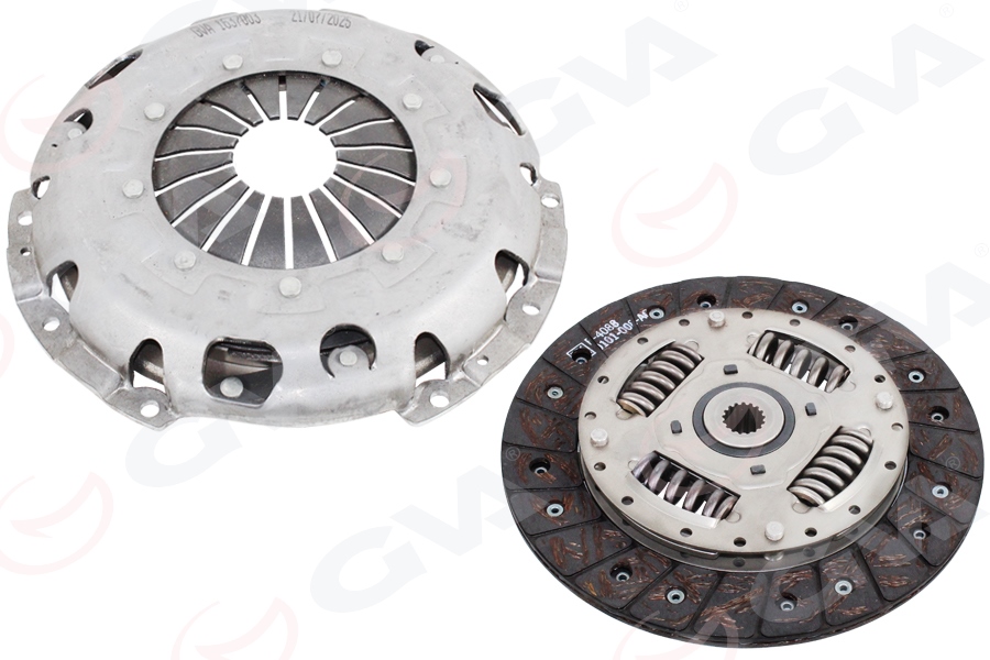 GVA DEBRIYAJ SETI FIESTA 08 > B MAX 12 > COURIER 1.5TDCI-1.6TDCI 14 > MAZDA 2 1.6 MZ-CD 11>15 RULMANSIZ OEM: 1826509-8V217540DF-8V217540DG - GVA 1637003 kodlu oto yedek parça görseli