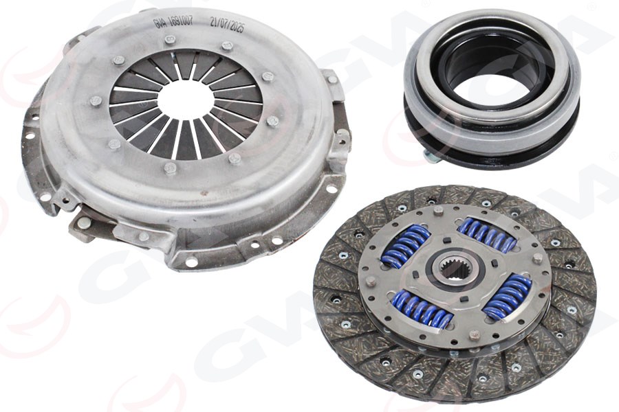 GVA DEBRİYAJ SETİ ACCENT ERA 05>İ30 07>KIA CEED 07>PRO 08>CERATO 06>1.4-1.6 D4FAE-G4FA OEM: 232002B000 410022715-4130028050 - GVA 1691007 kodlu oto yedek parça görseli