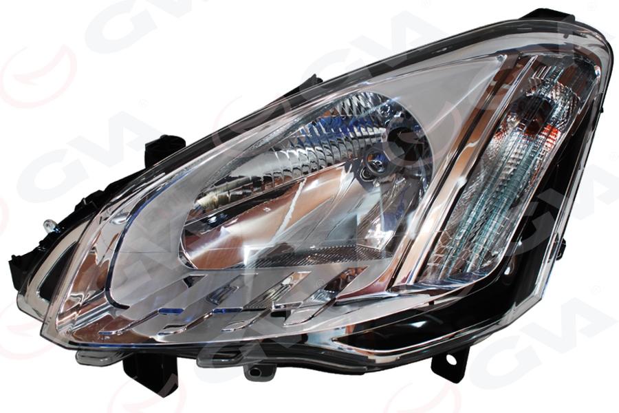 GVA SOL FAR BERLINGO 12 ELEKTRİKLİ H4 MOTORLU LEDLİ OEM: 9806306180-9677202080 - GVA 2050005 kodlu oto yedek parça görseli
