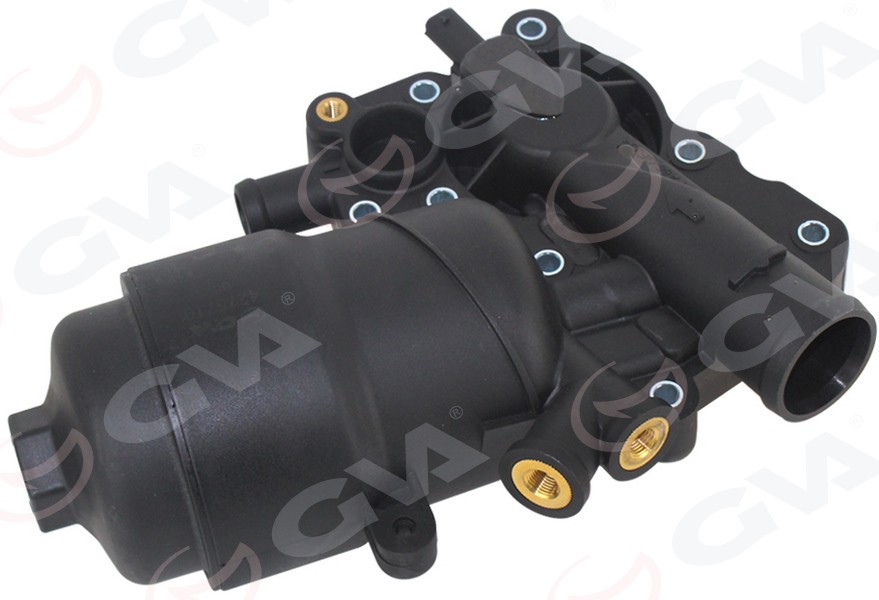 GVA YAĞ FİLTRE SOĞUTUCU KUTUGU TERMOSTATLI TOUAREG-Q7-A4-A5-A6-A7 3.0 TDI CDUC/B-CKVB-CLAB-CTCB-CCWA OEM: 059115389K-059115389P-059115389H - GVA 4275710 kodlu oto yedek parça görseli